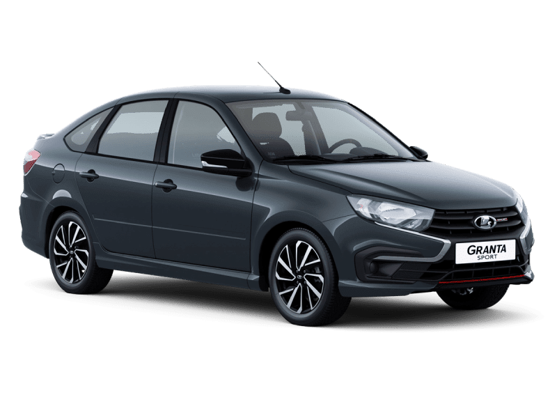 Купить Lada Granta Sport Лифтбек в Краснодаре - СЕРЕБРИСТО-ТЕМНО-СЕРЫЙ "БОРНЕО" (633) - МЕТАЛЛИК